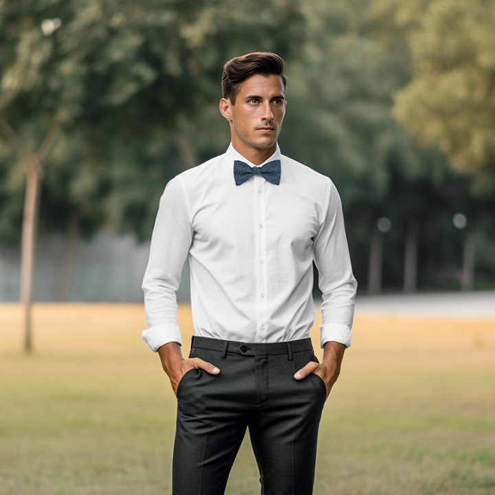 Perfect Formal Look: Crisp Shirts with Tailored Pants for Men