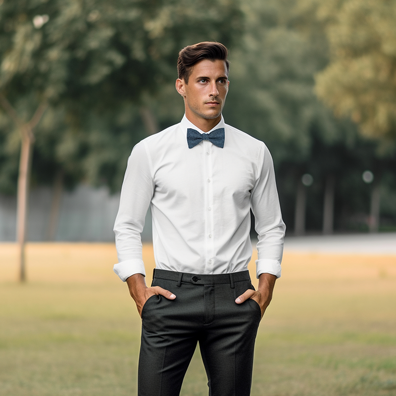 Perfect Formal Look: Crisp Shirts with Tailored Pants for Men